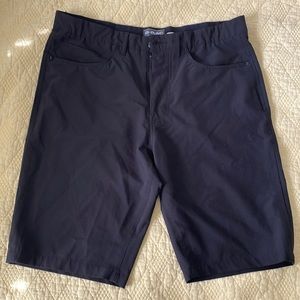 Mens flat front shorts